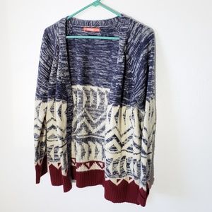 Aztec Print Cardigan